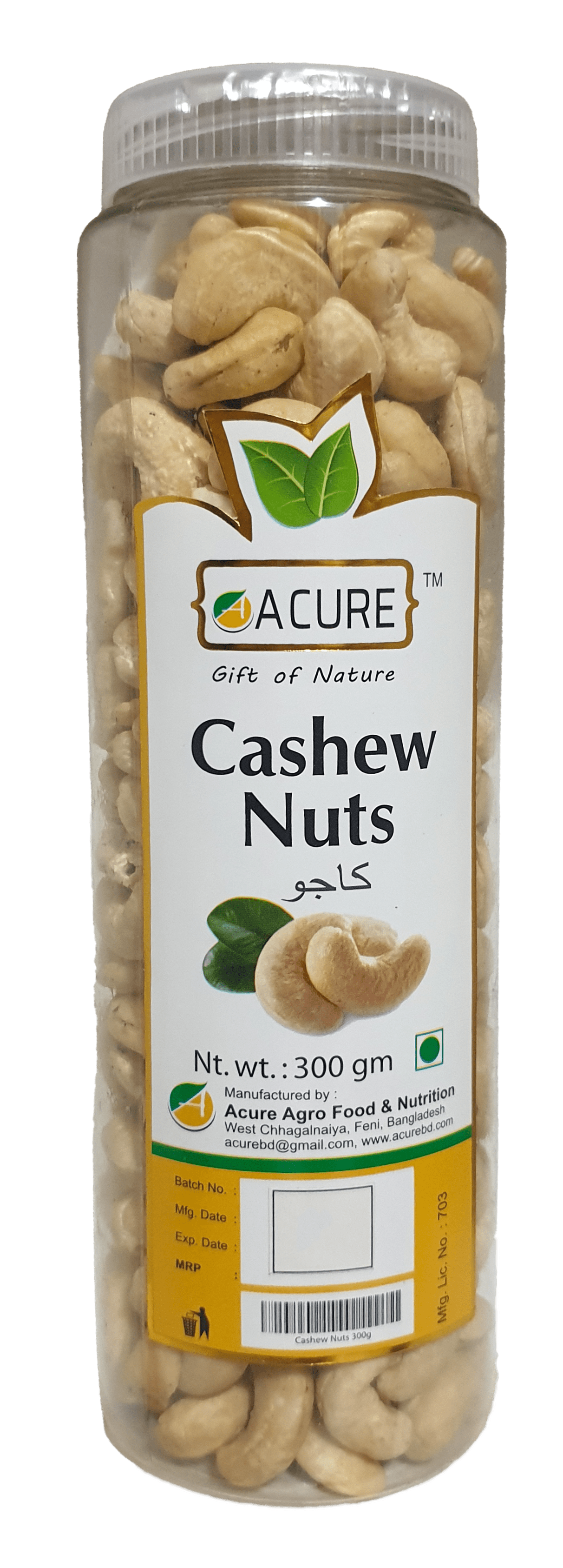 Acure Cashew Nut - 300gm